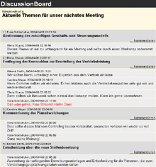 Screenshot: DiscussionBoard